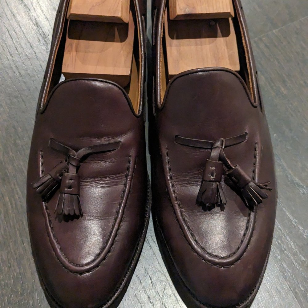 Meermin Dark Brown Leather Penny Loafer